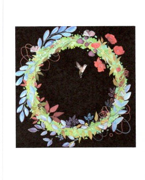 Greeting Card (Vibrant Wreath)