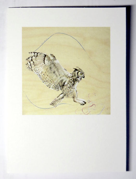 Greeting Card (Owl Flight)