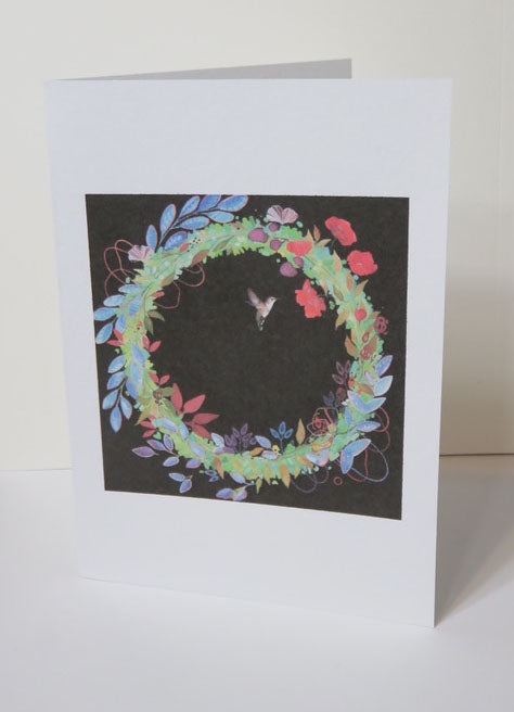 Greeting Card (Vibrant Wreath)