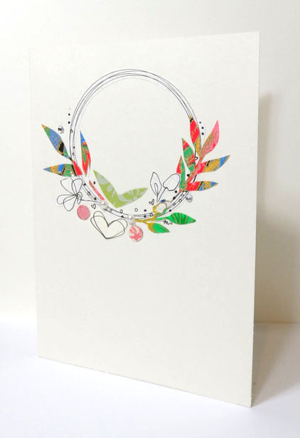 Collaged Card (W3)